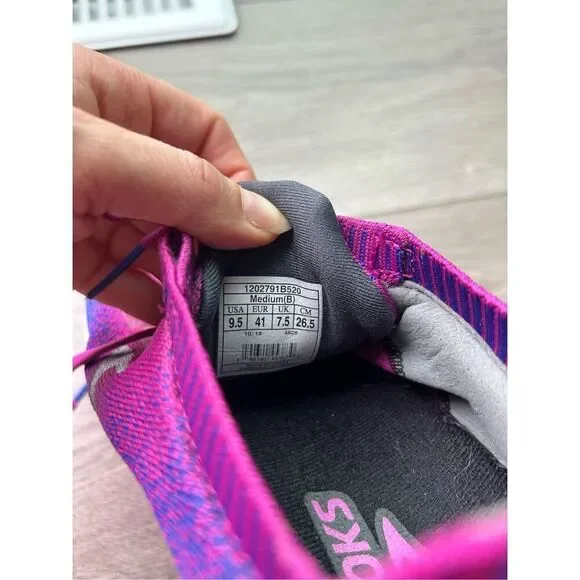 Brooks Womens Levitate 2 Purple Running Shoes Sneakers Size 9.5 B - Picture 7 of 8